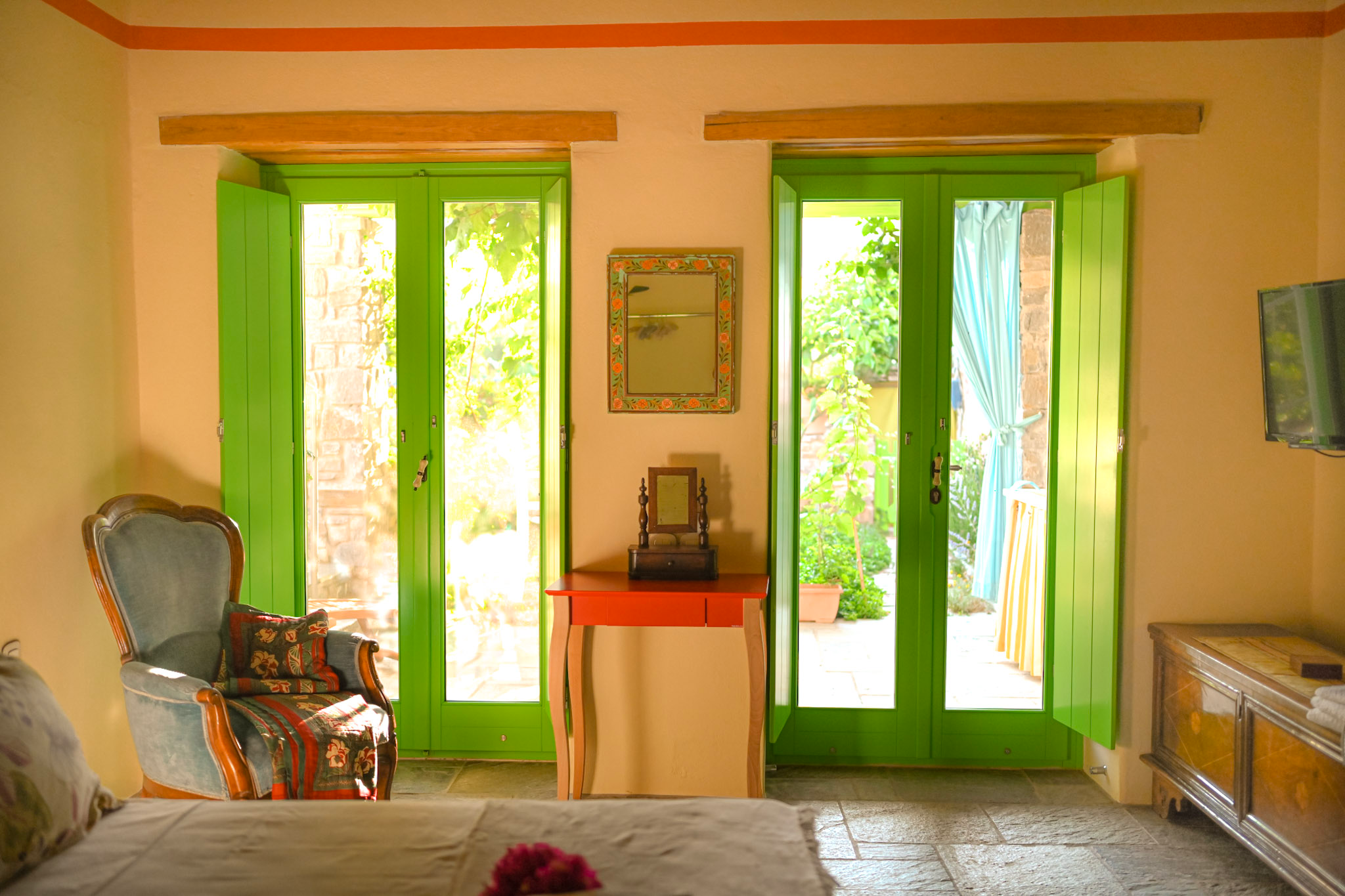 Dove dormire a Paros: Garden room, l'interno