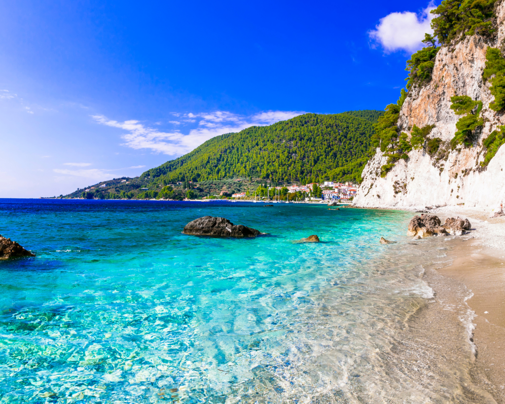 Skopelos spiagge più belle: Selvaggia ed idilliaca Hovolo beach