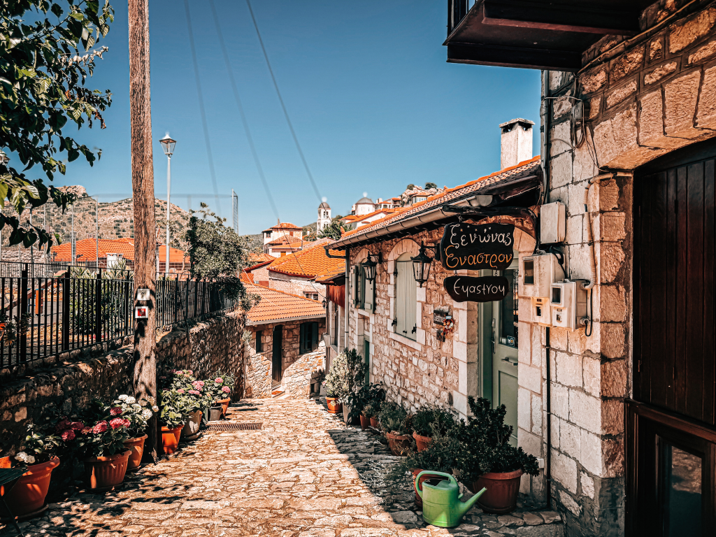 Scorcio del villaggio di Dimitsana